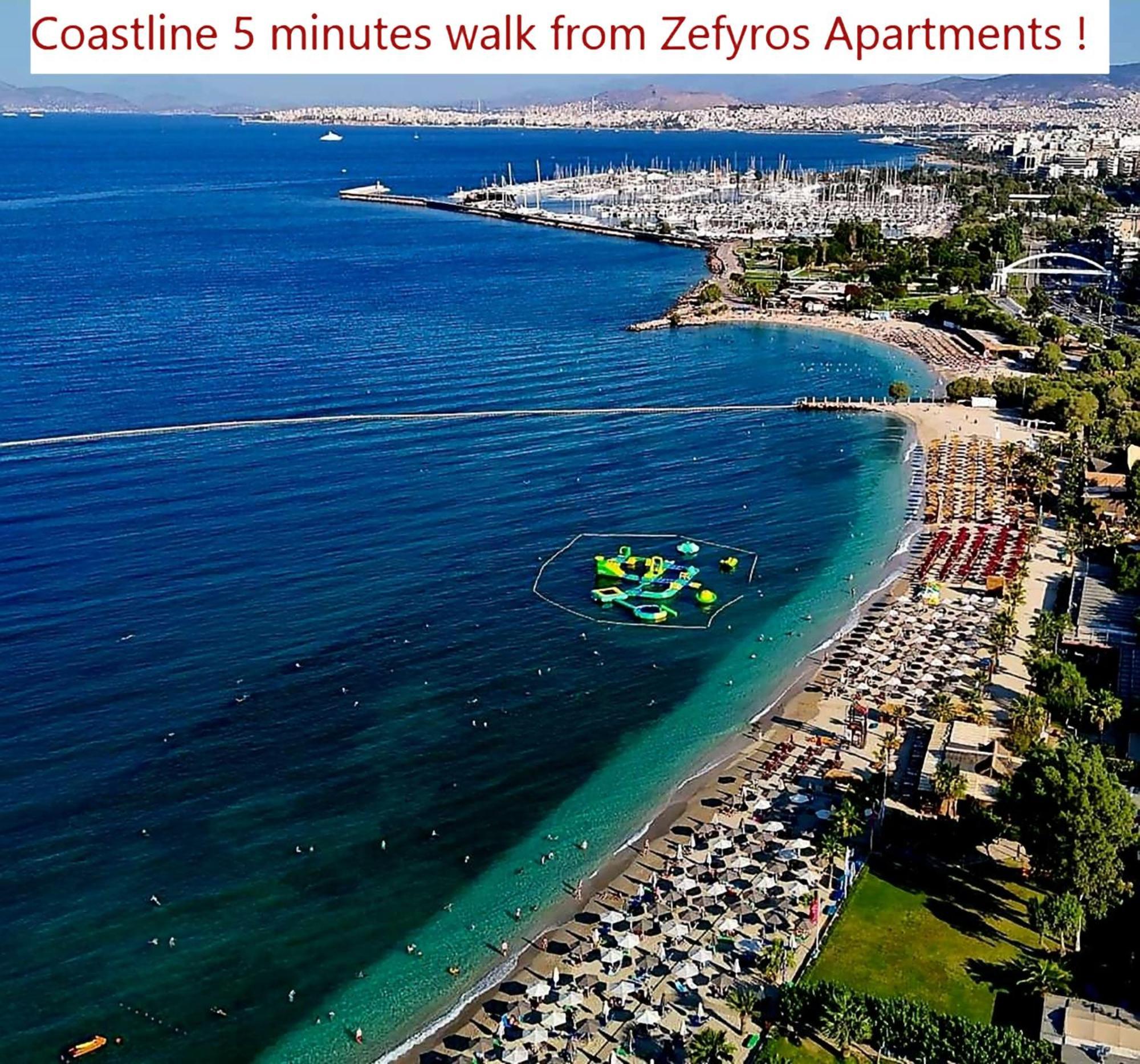Zefyros Super Cool Apartments Next To Alimos Riviera Athene Buitenkant foto