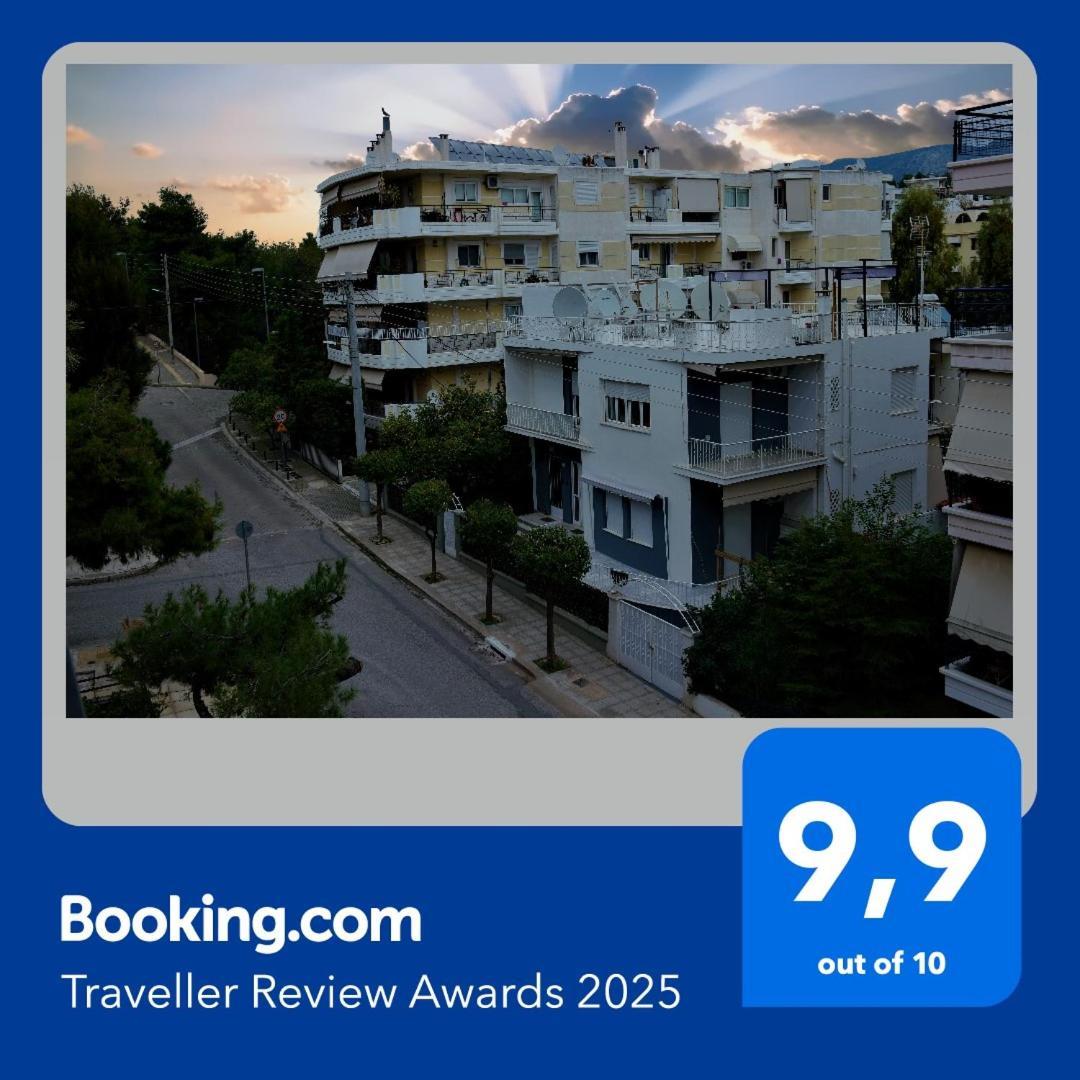 Zefyros Super Cool Apartments Next To Alimos Riviera Athene Buitenkant foto